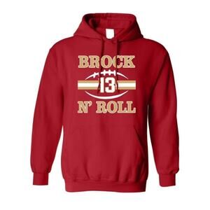 NFL SF 49ers Brock and Roll Sweatshirt Hoodie sz S